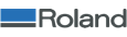 Roland laiformaatprinterid, kilelõikurid Roland logo